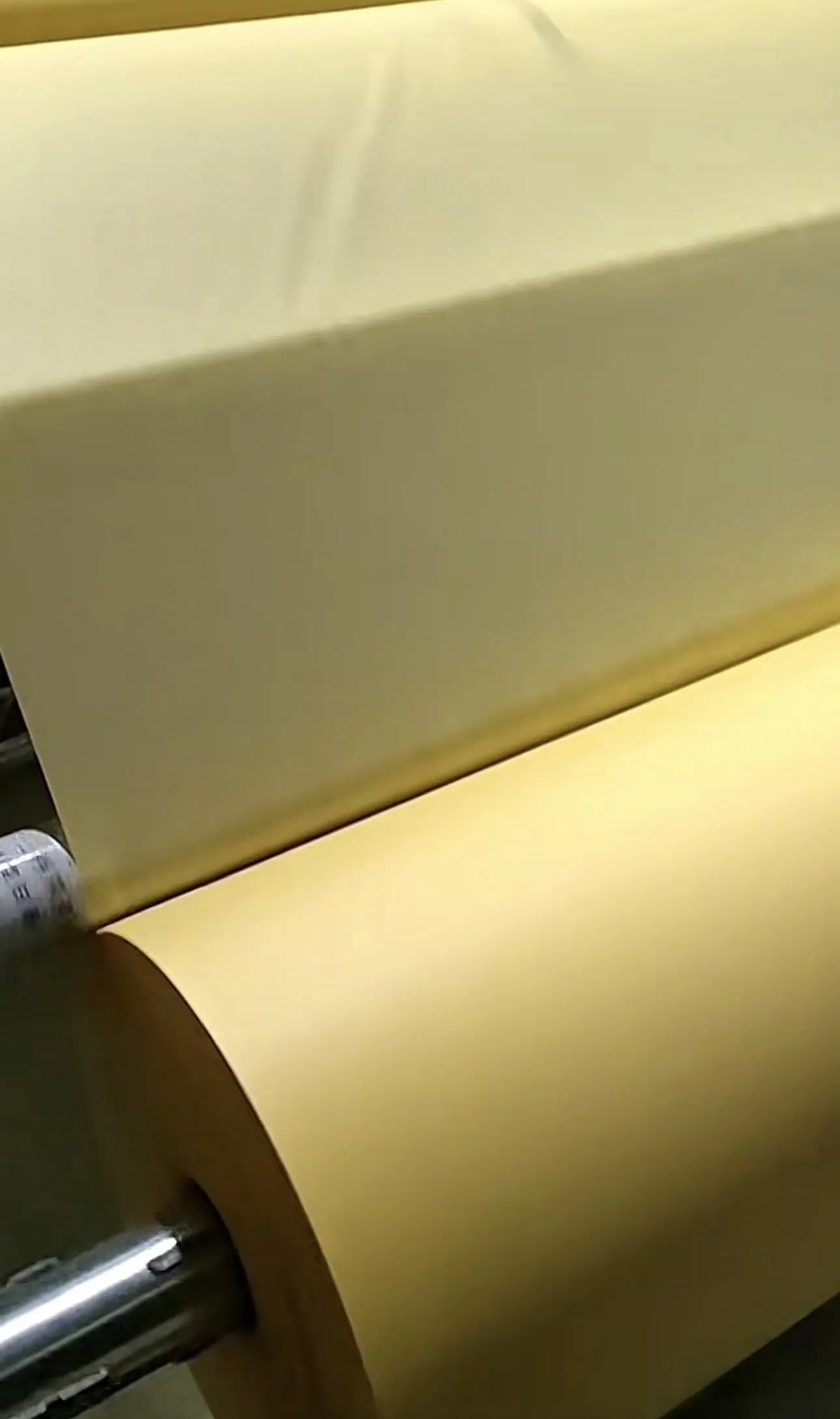 Masking tape master roll on production machine